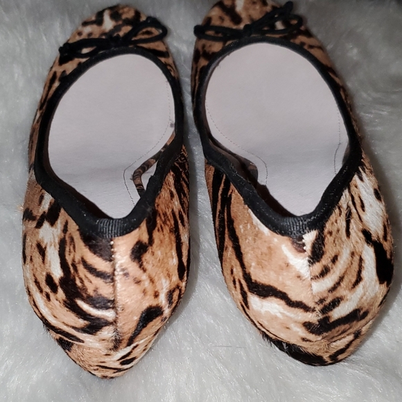 Vince Camuto S. 11 Leather  Leopard Design Wedge - Picture 5 of 9